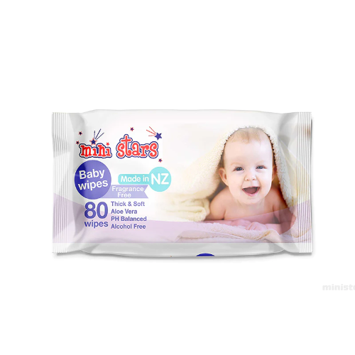 BABY WIPES MINI STAR 80s