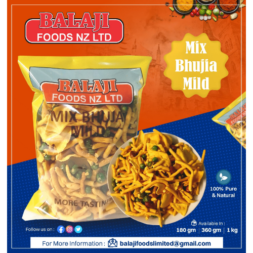 BALAJI MIX BHUJIA MILD - 180G