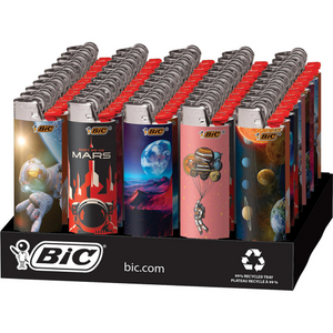 BIC FANCY LIGHTER - OUT OF WORLD 1X50