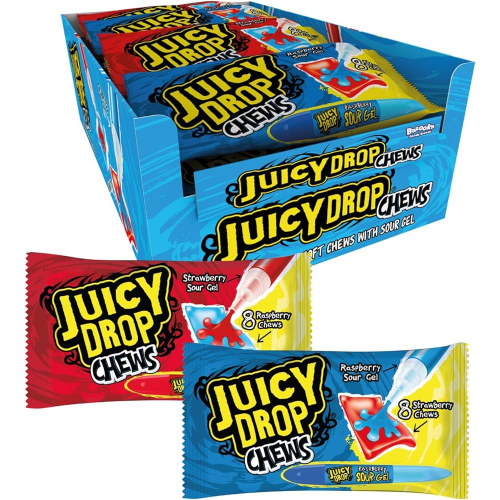 BAZOOKA JUICY DROP CHEWS 67G 1X16