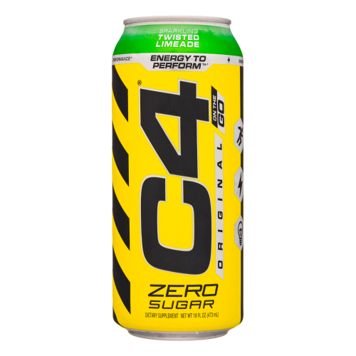 C4 TWISTED LIMEADE CANS 473ML 1X12