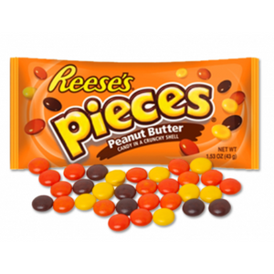 REESE'S PIECES PEANUT BUTTER 43G 1X18