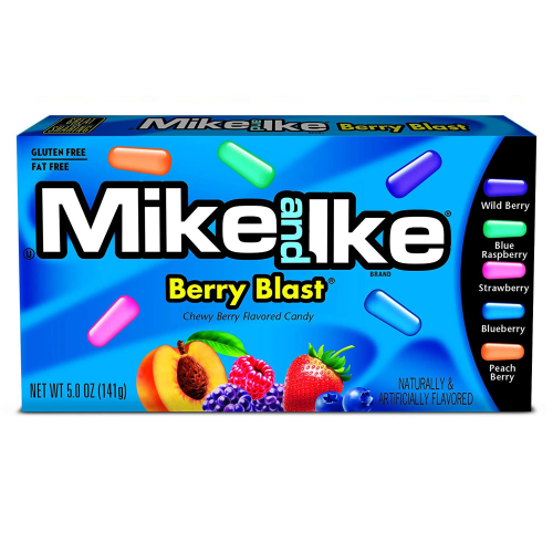 WONKA MIKE & LIKE BERRY BLAST (5OZ) 141.7G 1X12