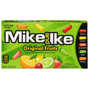 WONKA MIKE & LIKE ORIGINAL FRUITS 141.7G  (5OZ)1X12