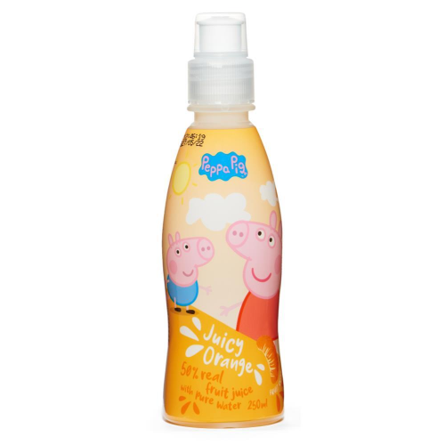 FRUITY BURST PEPPA PIG ORANGE 250ML 1X24