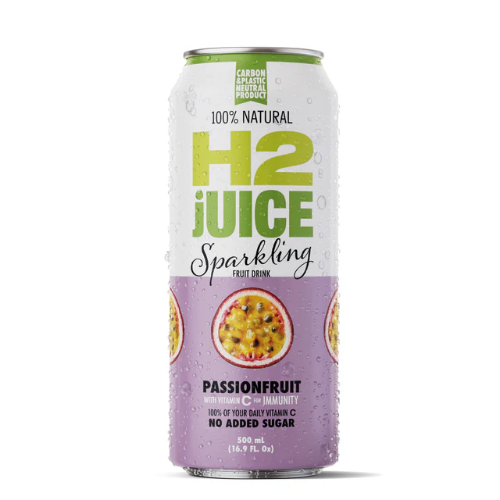 H2 JUICE SPARKLING PASSION 500ML 1X12