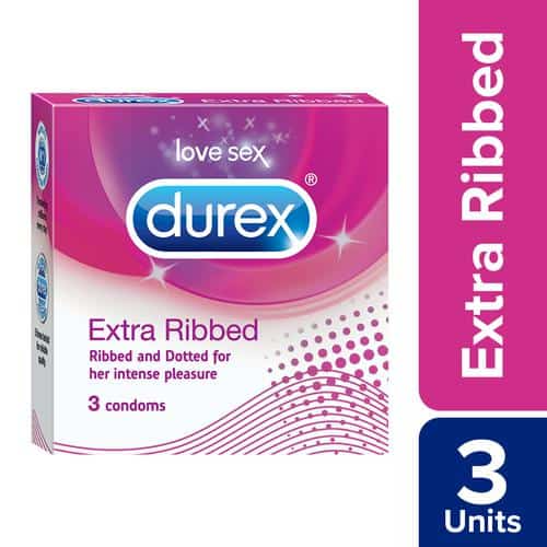 DUREX RIBBED 3 PCS