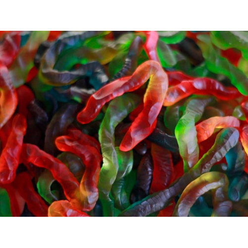 DRAGON COLOURED WORMS 2KG
