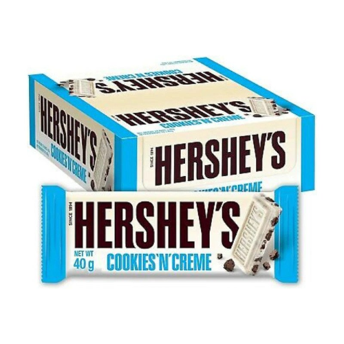 HERSHEY--COOKI & CREAM 40G 1X24