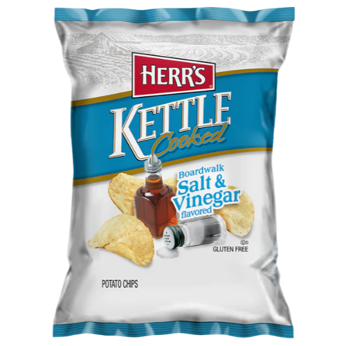 HERR'S KETTLE SALT & VINEGAR 31.9G - 6269 1X30