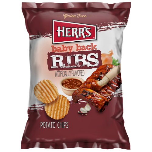 HERR'S BABY RIBS -6924-170G-6OZ 1X12