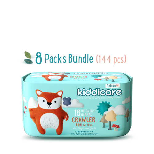 KIDDICARE NAPPY CRAWLER 18S DELUXE 1X8