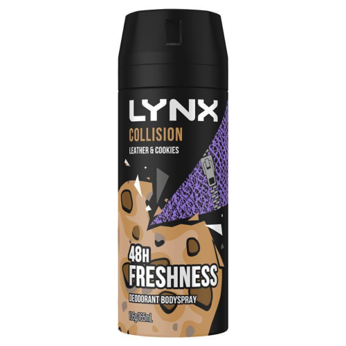 LYNX DEO LEATHER & COOKIES 165ML