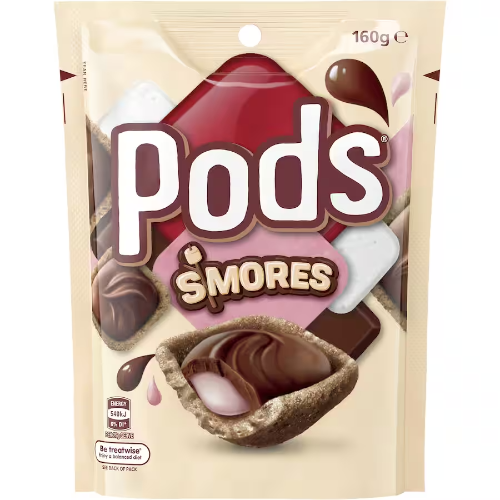 PODS SMORES BAG 1 X 160G