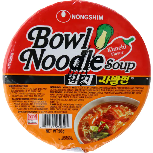 NONG NOODLE 1X12 PCS - KIMCHI