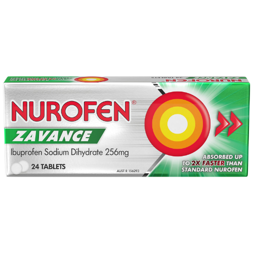 NUROFEN ZAVANCE 256MG 1X24 TABLETS