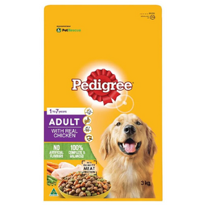 PEDIGREE ADULT WITH REAL CHICKEN 3KG