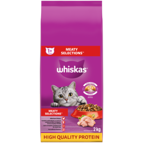 WHISKAS MEATY SELECTION 2KG