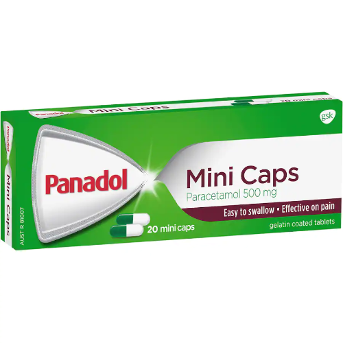 PANADOL MINI CAPS 500MG 1X20