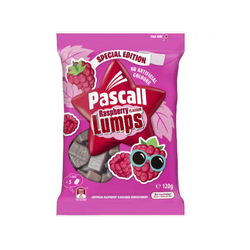 PAS RASPBERRY LUMPS 120G 1X14