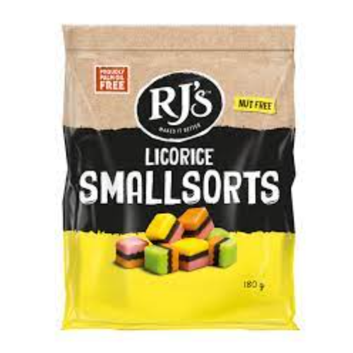 RJ'S LICORICE SMALLSORTS 1X12 180G