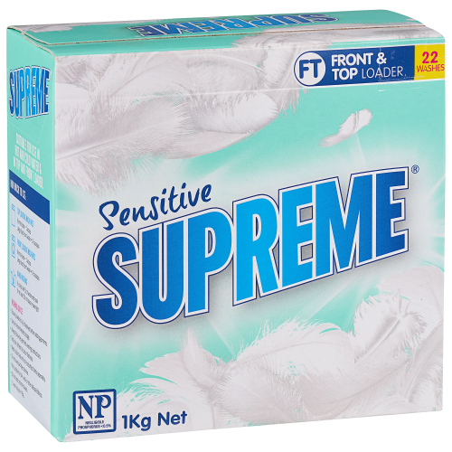 SUPREME SENSSITIVE POWDER 1KG 1X8