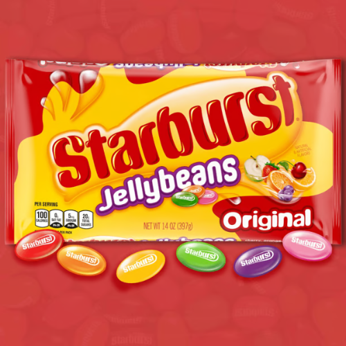 STARBURST ORIGINAL JELLYBEANS CANDY BAG 397G