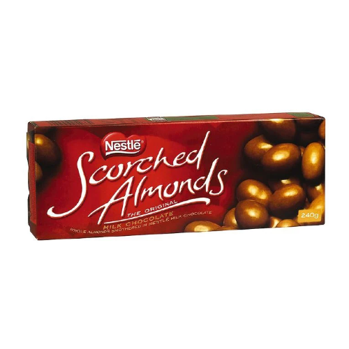 NESTLE  SCORCHED  ALMONDS 240G - CLEARANCE