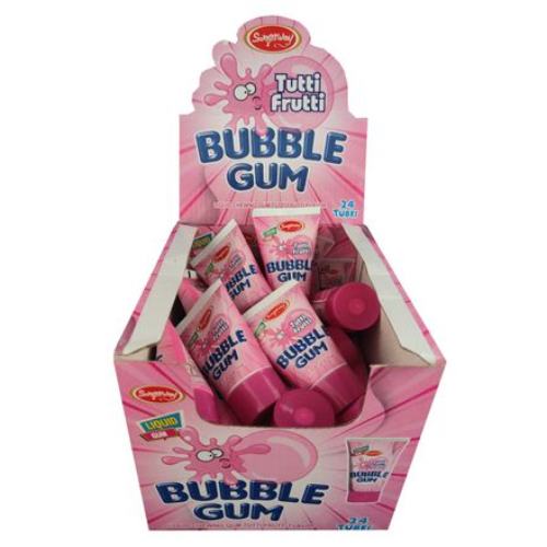 SWEETWAY TUBE GUM TUTTI FRUTTI 45G 1X24