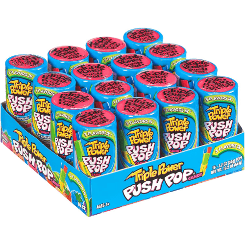 TRIPLE POWER PUSHPOP 1X16