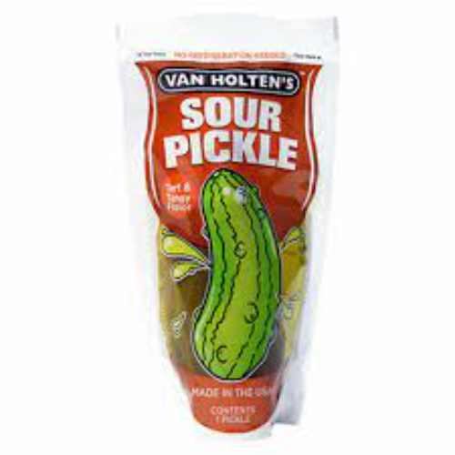 VAN HOLTEN'S SOUR PICKLE 140G X12