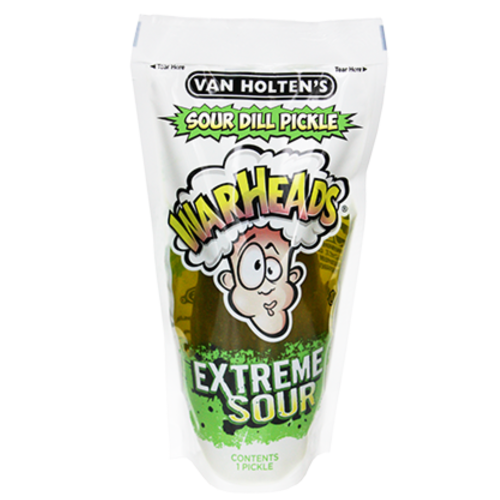 VAN HOLTEN'S WARHEADS PICKLE 140G X12