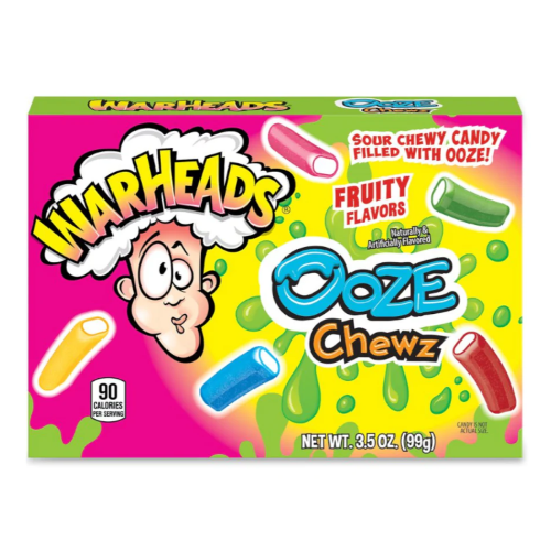 WARHEADS OOZE CHEWZ THEATER BOX 3.5OZ