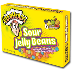 WARHEAD SOUR JELLY BEANS THEATER BOX 85G