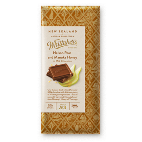 WHIT NELSON PEAR & MANUKA HONEY BLOCK 100G 1X20