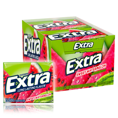 WRI EXTRA SWEET WATERMELON STICK 37G 1X10