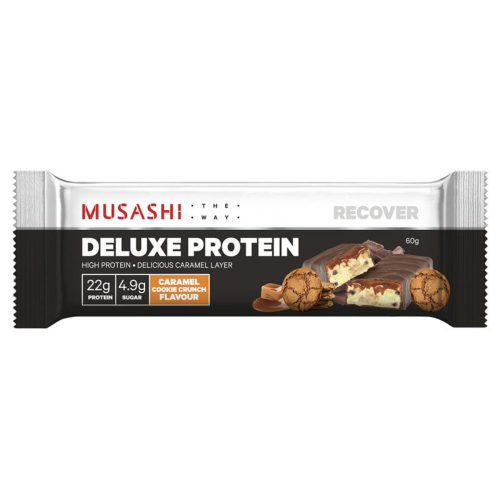 MUSA HIGH PROTEIN DELUX CARAMEL & CO/ CRUCH 60G 1X12