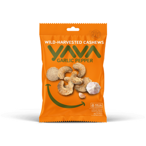 YAVA GARLIC PEPPER CASHEWS 35G X 10