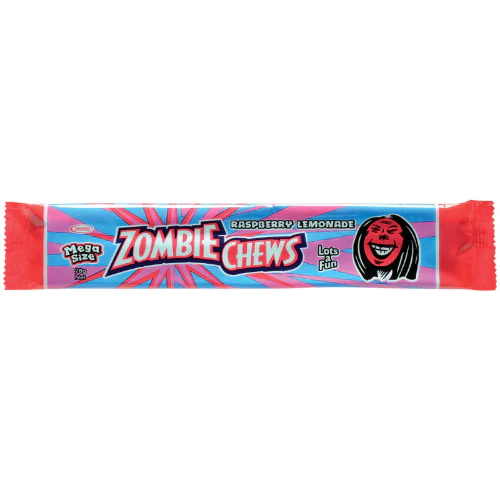 ZOMBIE CHEW RASPBERRY LEMONADE 28G 1X72