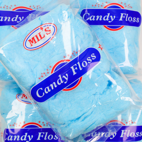 CANDY FLOSS BLUE 100G 1X36