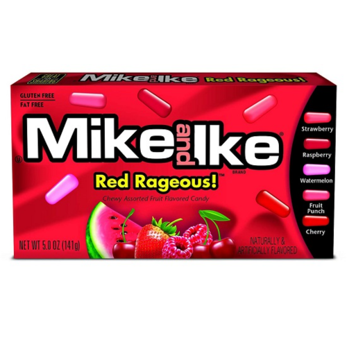 WONKA MIKE & LIKE RED RAGEOUS 141.7G X12