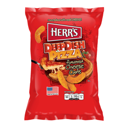 HERR'S PIZZA CURLS-6232-200G-7OZ 1X12