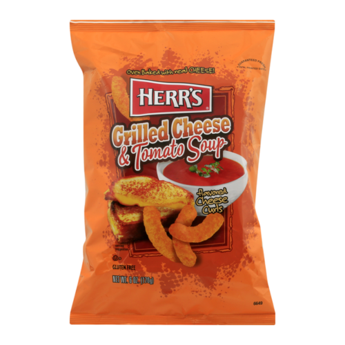 HERR'S GRIDCHEESE TOMATO CURLS-6649-170G-6OZ 1X12