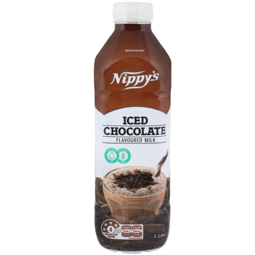 NIPPY'S 1 LTR - BOTTLE CHOCOLATE 1X6